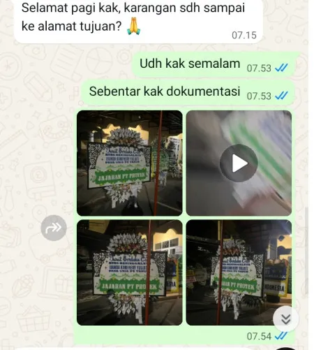 Pengiriman Papan Bunga Selamat Laban Tirtayasa