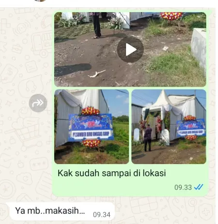 Pengiriman Karangan Bunga Laban Tirtayasa