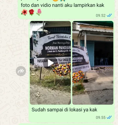 Pengiriman Karangan Bunga Laban Tirtayasa