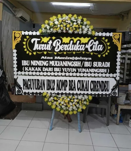 Papan Bunga Duka Laban Tirtayasa